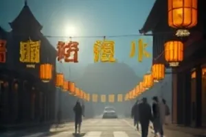 逆流车票剧照，老式绿皮车厢过道